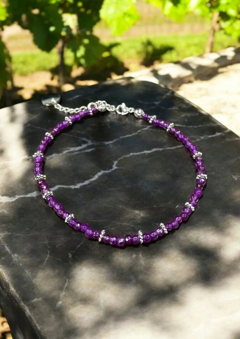 Sparkling Crystal Bracelet With Extender Chain | a Touch of Summer Elegance Michelle Marie Boutique  Bracelets