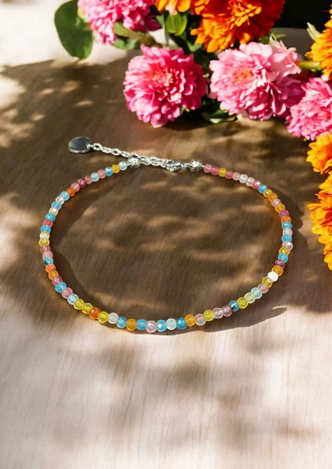 Sparkling Crystal Bracelet With Extender Chain | a Touch of Summer Elegance Michelle Marie Boutique  Bracelets