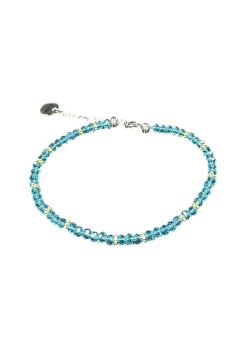 Sparkling Crystal Bracelet With Extender Chain | a Touch of Summer Elegance Michelle Marie Boutique  Bracelets