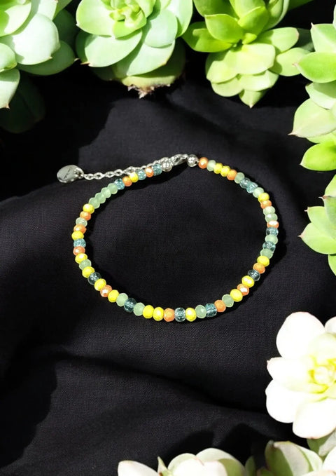 Sparkling Crystal Bracelet With Extender Chain | a Touch of Summer Elegance Michelle Marie Boutique  Bracelets