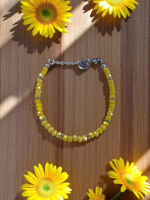 Sparkling Crystal Bracelet With Extender Chain | a Touch of Summer Elegance Michelle Marie Boutique  Bracelets