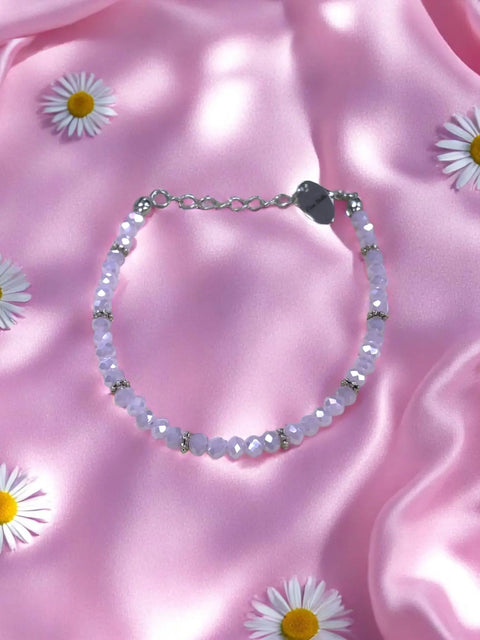 Sparkling Crystal Bracelet With Extender Chain | a Touch of Summer Elegance Michelle Marie Boutique  Bracelets