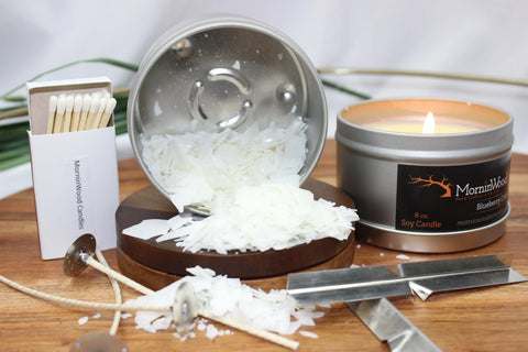 Spiced Honey & Tonka -Soy Tin Collection MorninWood Candles  Candles