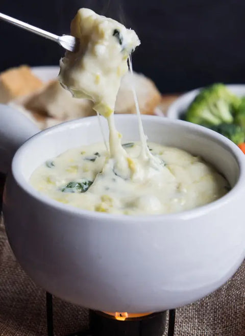 Spinach and Artichoke Infused Monterey Jack Cheese – Handcrafted Artisan Dairy | Made in USA Keystone Cheese  Cheese