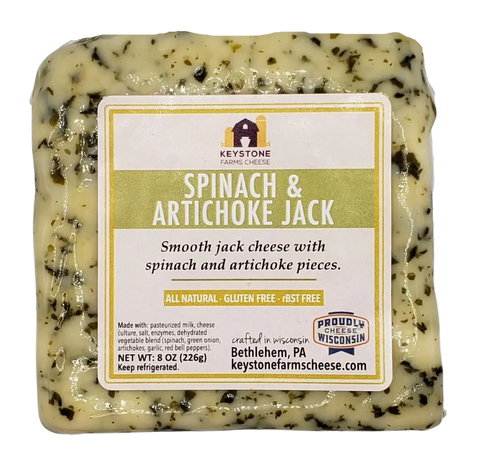 Spinach and Artichoke Jack Nasonville Dairy  Cheese