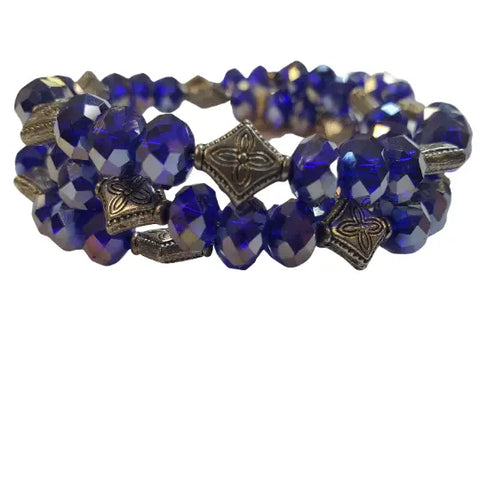 Spiral Crystal Wrap Bracelet – Handcrafted Sparkling Jewelry Accessory | Michelle Marie Boutique | Made in USA Michelle Marie Boutique  Bracelet