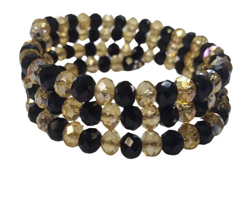 Spiral Crystal Wrap Bracelet – Handcrafted Sparkling Jewelry Accessory | Michelle Marie Boutique | Made in USA Michelle Marie Boutique  Bracelet
