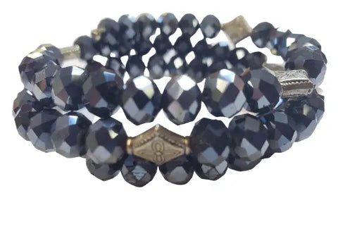 Spiral Crystal Wrap Bracelet – One Size Fits All – Michelle Marie Boutique | Made in USA Handcrafted Jewelry Michelle Marie Boutique  Bracelet