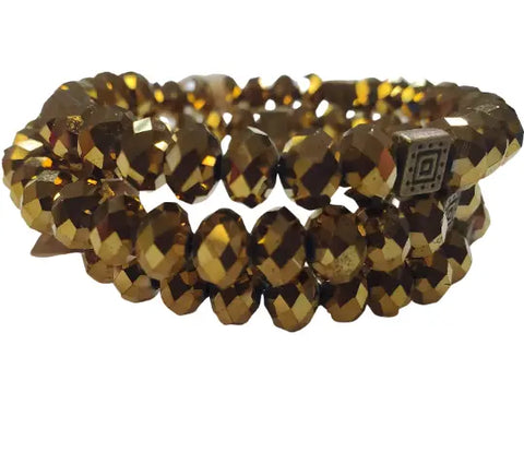 Spiral Crystal Wrap Bracelet – One Size Fits All – Michelle Marie Boutique | Made in USA Handcrafted Jewelry Michelle Marie Boutique  Bracelet