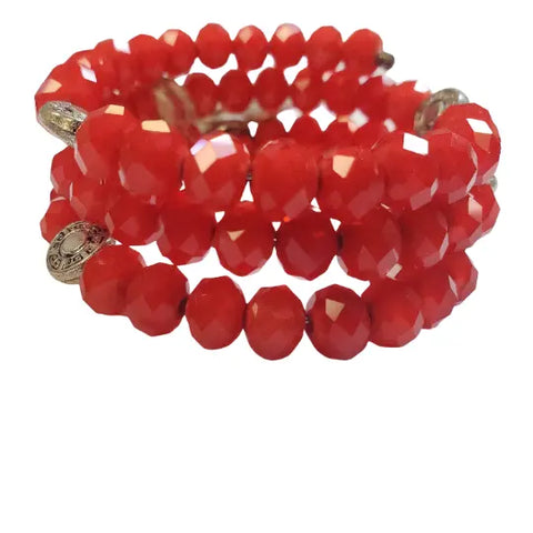Spiral Crystal Wrap Bracelet – One Size Fits All – Michelle Marie Boutique | Made in USA Handcrafted Jewelry Michelle Marie Boutique  Bracelet