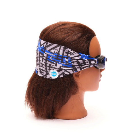Splash Place The Maze Swim Goggles – Tangle-Free Strap with Blue Tinted Lenses for Kids and Adults | Assembled in USA Splash Place  Swim Goggles