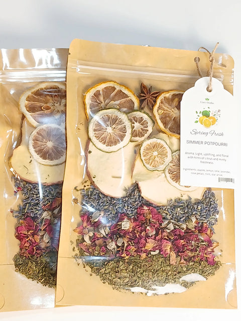 Spring Fresh Simmer Potpourri - 2-Pack Forev'Herbs  Simmer Potpourri