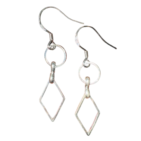Stainless Steel Geometric Dangle Earrings – Lightweight Hypoallergenic Jewelry | Made in USA by Michelle Marie Michelle Marie Boutique  Earrings