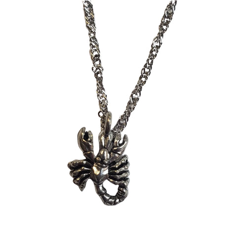 Stainless Steel Scorpion Spider Charm Necklace 18 Inch Adjustable Chain – Unique Unisex Jewelry | Made in USA Michelle Marie Boutique  Necklace