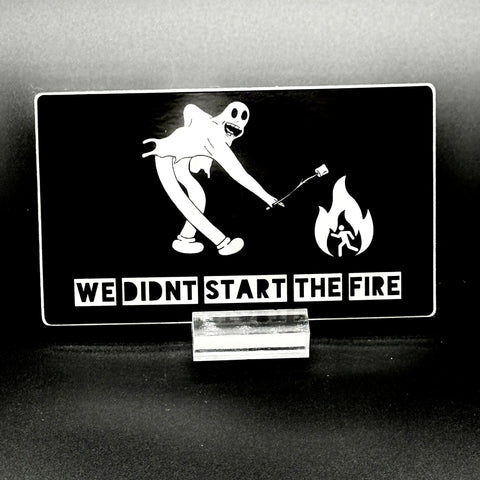 Start The Fire Sticker Decal 3x4 Inch – Durable Vinyl Graphic | Made in USA American Lictor  Vinyl Stickers
