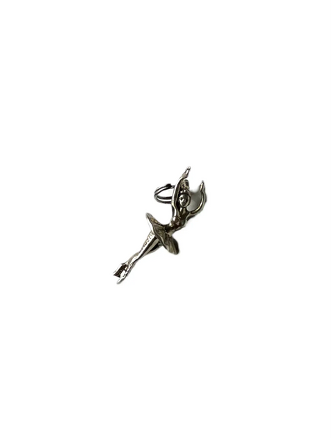 Sterling Silver Ballerina Charm Necklace Michelle Marie Boutique  Necklace
