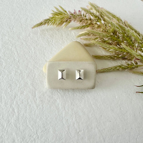 Sterling Silver Canal Stud Earrings – Handcrafted Jewelry | Made in USA Sarah Cecelia  EARRINGS