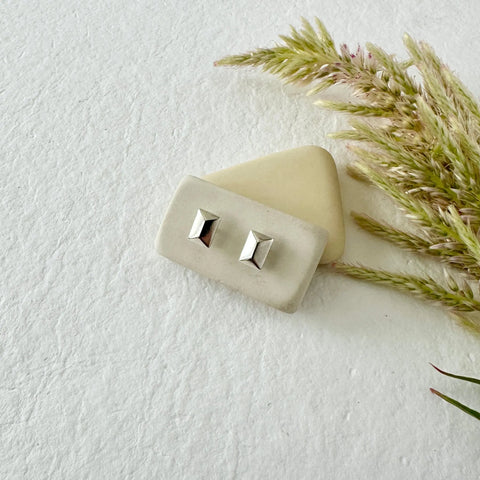 Sterling Silver Canal Stud Earrings – Handcrafted Jewelry | Made in USA Sarah Cecelia  EARRINGS