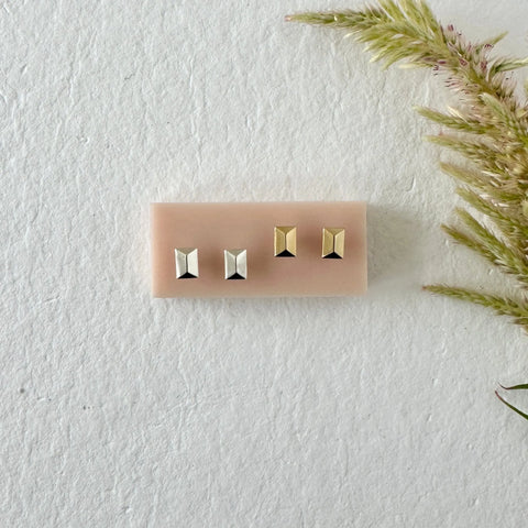 Sterling Silver Canal Stud Earrings – Handcrafted Jewelry | Made in USA Sarah Cecelia  EARRINGS