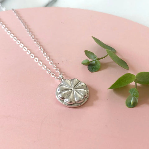 Sterling Silver Hacia Pendant Necklace – Handcrafted Vintage Medallion Design | Made in USA Sarah Cecelia  NECKLACES