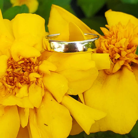 Sterling Silver Pinky Toe & Ocean Wave Band Rings | Handmade in USA Alexa Martha Designs  Ring