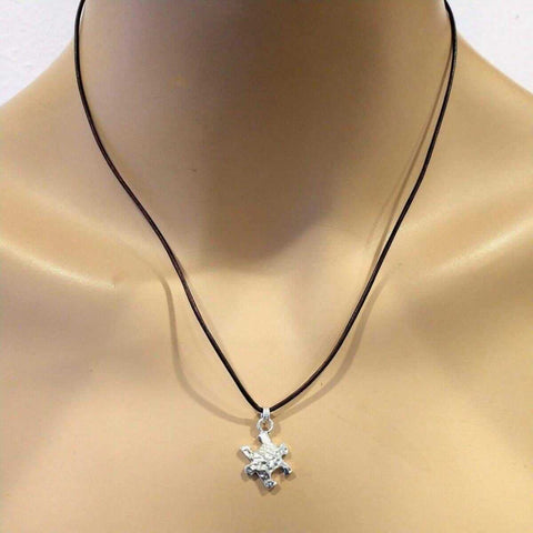 Sterling Silver Puzzle Piece Leather Necklace – Autism Awareness Pendant | Made in USA Alexa Martha Designs  Necklace
