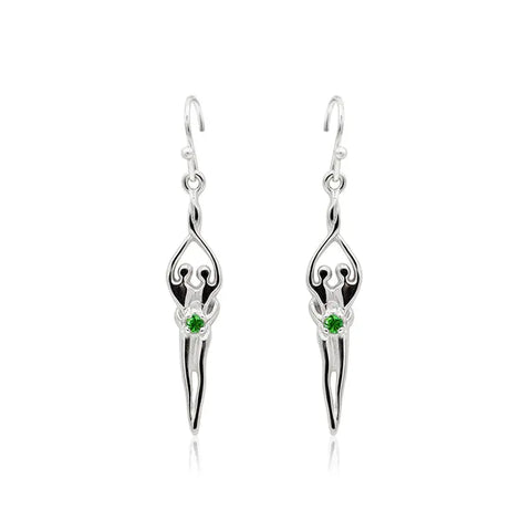 Sterling Silver Soulmate Earrings Symbol of Love Jewelry  Earrings