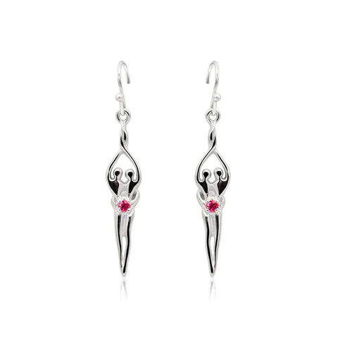 Sterling Silver Soulmate Earrings Symbol of Love Jewelry  Earrings
