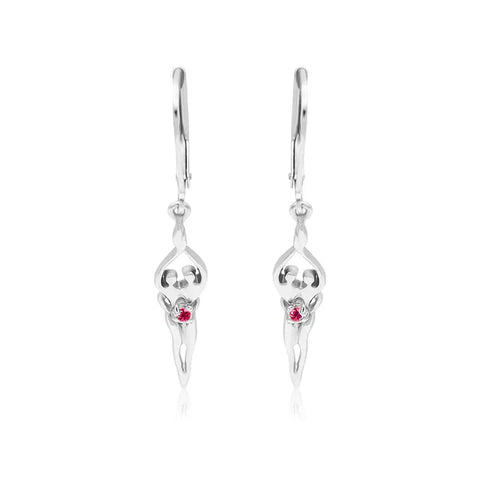 Sterling Silver Soulmate Earrings Symbol of Love Jewelry  Earrings
