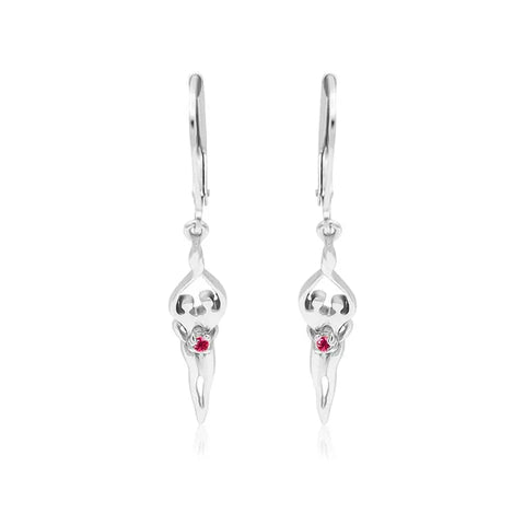 Sterling Silver Soulmate Earrings Symbol of Love Jewelry  Earrings