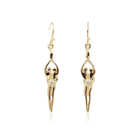 Sterling Silver Soulmate Earrings Symbol of Love Jewelry  Earrings