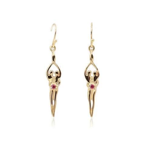 Sterling Silver Soulmate Earrings Symbol of Love Jewelry  Earrings