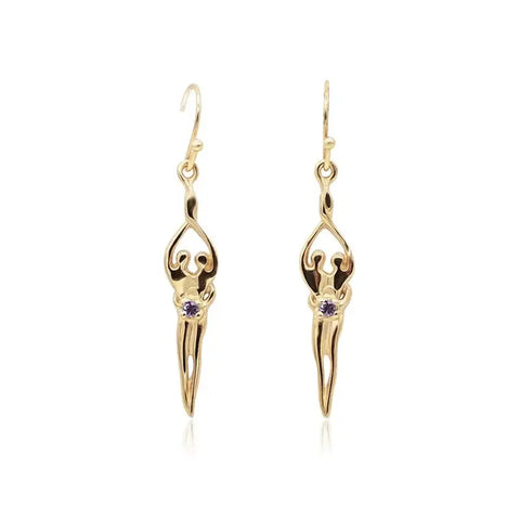 Sterling Silver Soulmate Earrings Symbol of Love Jewelry  Earrings