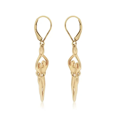 Sterling Silver Soulmate Earrings Symbol of Love Jewelry  Earrings