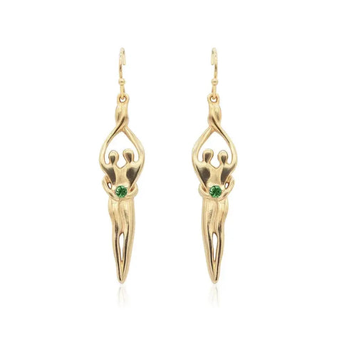 Sterling Silver Soulmate Earrings Symbol of Love Jewelry  Earrings
