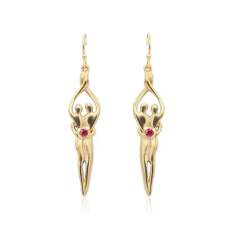 Sterling Silver Soulmate Earrings Symbol of Love Jewelry  Earrings