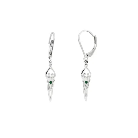 Sterling Silver Soulmate Earrings Symbol of Love Jewelry  Earrings