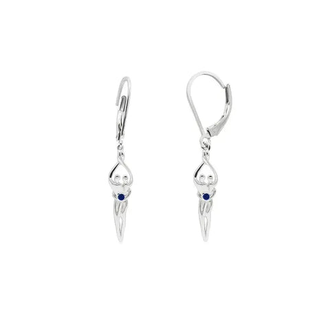 Sterling Silver Soulmate Earrings Symbol of Love Jewelry  Earrings