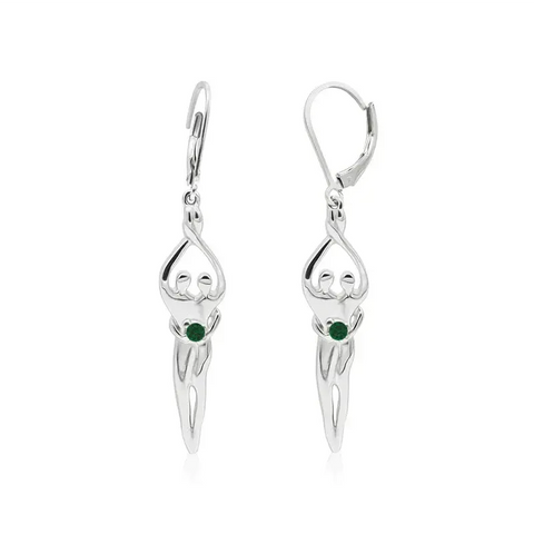 Sterling Silver Soulmate Earrings Symbol of Love Jewelry  Earrings
