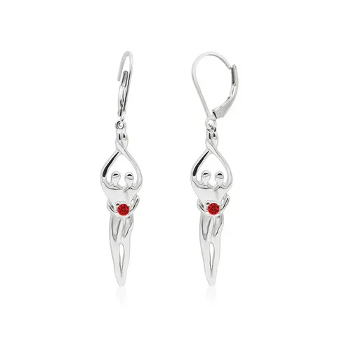 Sterling Silver Soulmate Earrings Symbol of Love Jewelry  Earrings