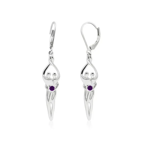 Sterling Silver Soulmate Earrings Symbol of Love Jewelry  Earrings