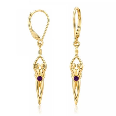 Sterling Silver Soulmate Earrings Symbol of Love Jewelry  Earrings