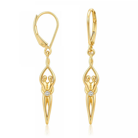 Sterling Silver Soulmate Earrings Symbol of Love Jewelry  Earrings