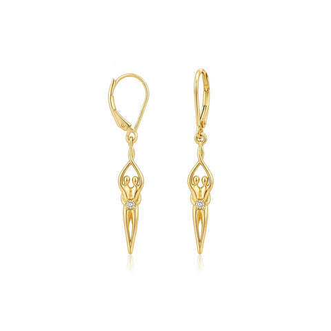 Sterling Silver Soulmate Earrings Symbol of Love Jewelry  Earrings
