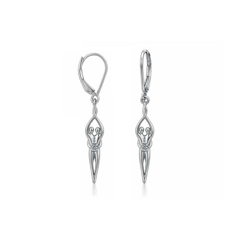 Sterling Silver Soulmate Earrings Symbol of Love Jewelry  Earrings