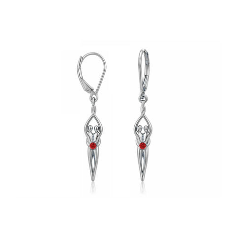 Sterling Silver Soulmate Earrings Symbol of Love Jewelry  Earrings