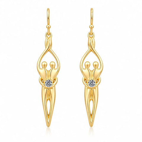 Sterling Silver Soulmate Earrings Symbol of Love Jewelry  Earrings