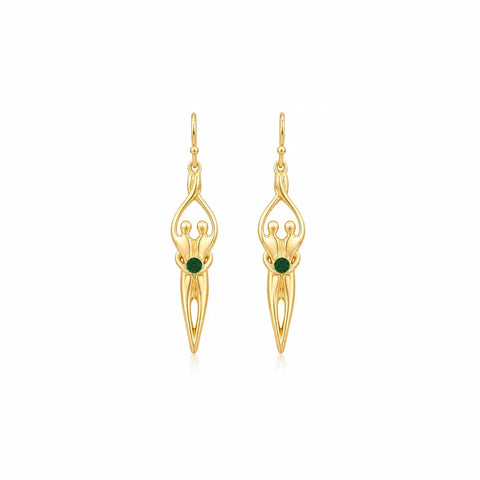 Sterling Silver Soulmate Earrings Symbol of Love Jewelry  Earrings