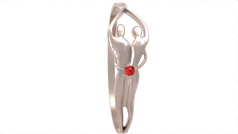 Sterling Silver Soulmate Ring Symbol of Love Jewelry  Ring