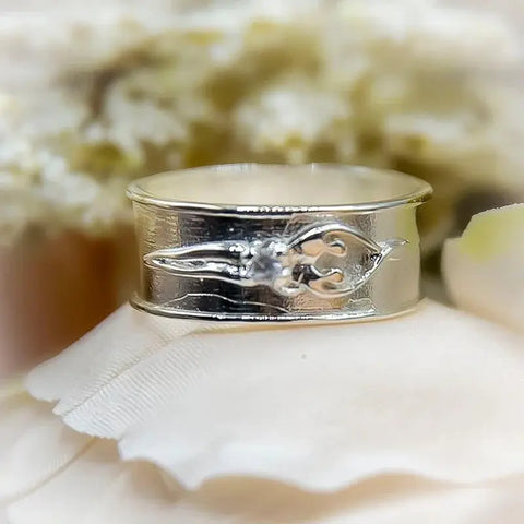 Sterling Silver Unisex Soulmate Ring Symbol of Love Jewelry  Ring